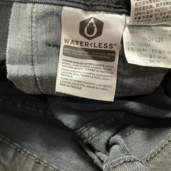 Levi’s 511  Black Straight Leg Jeans Size 26 - Picture 9 of 10